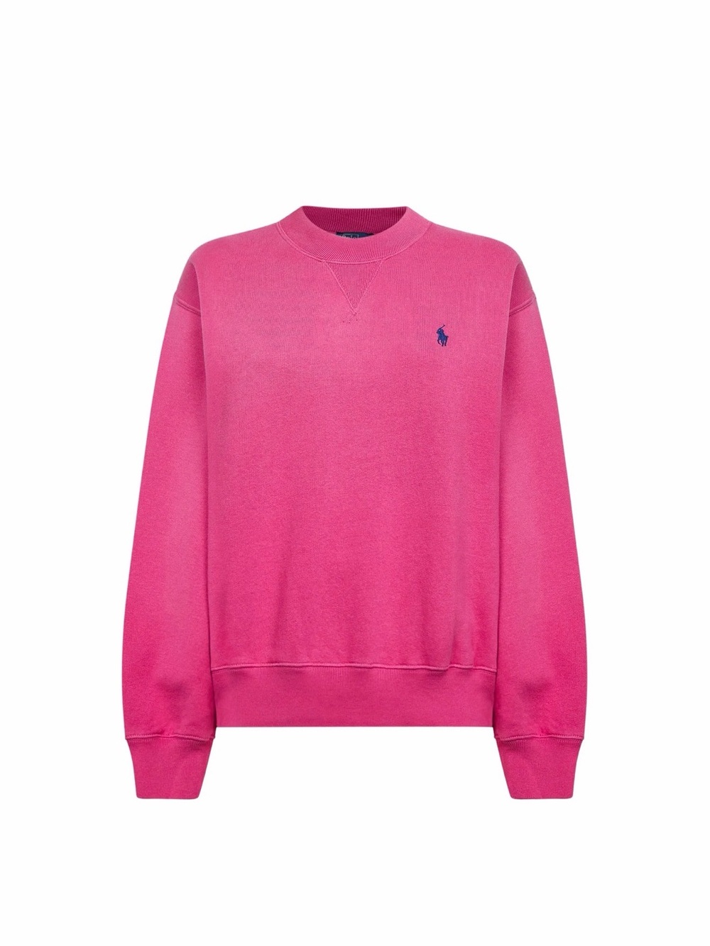 Polo by Ralph Lauren accent Hot Pink Crewneck Sweatshirt